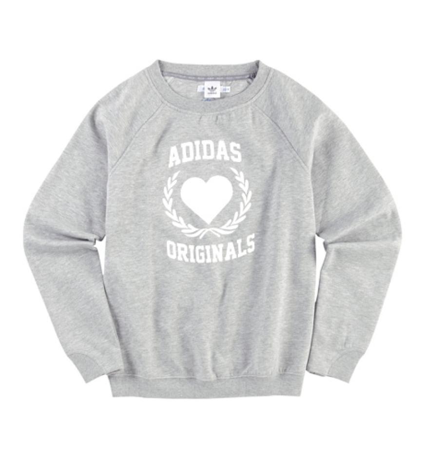 11. Oktober 2012: Dieser Sweater kriegt sie alle rum: Retro-Lovers, Sport-Fanatiker, Fashionvictims... Von Adidas zu bestellen über frontlineshop.com, ca. 60 Euro