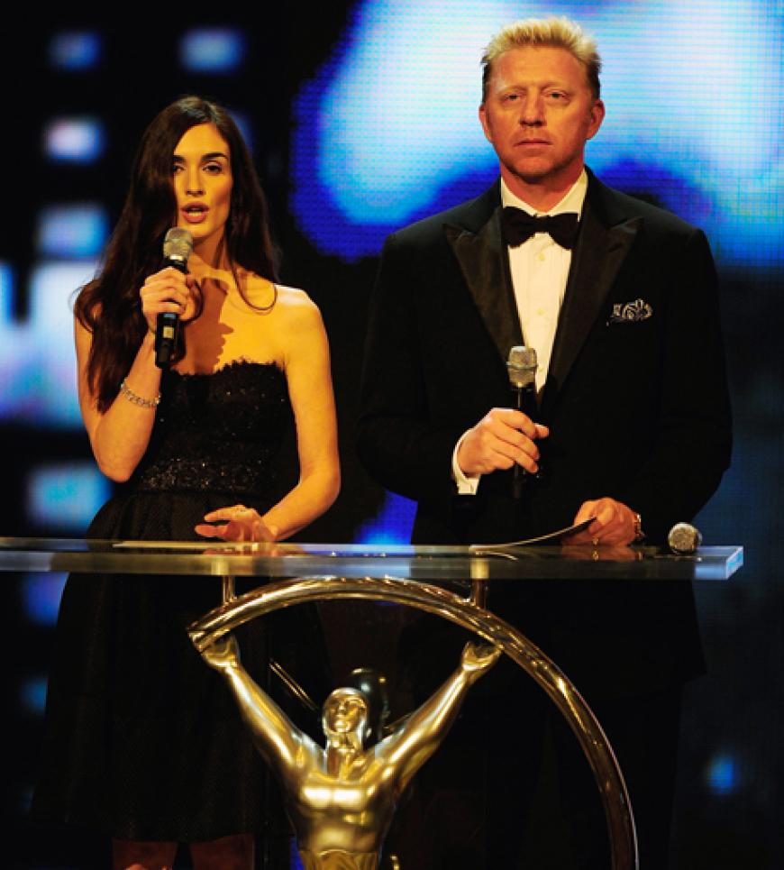 Boris Becker und Schauspielerin Paz Vega halten die Laudatio auf einen der derzeit größten und erfolgreichsten Sportler der Gegenwart