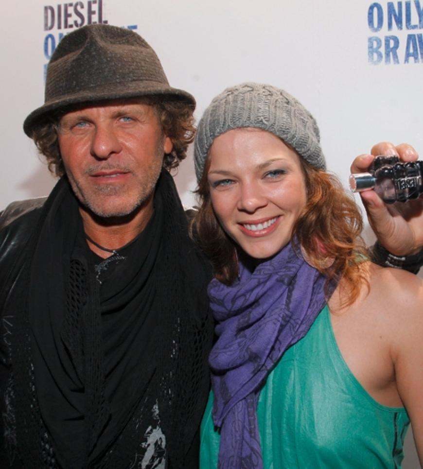 Renzo Rosso und Jessica Schwarz