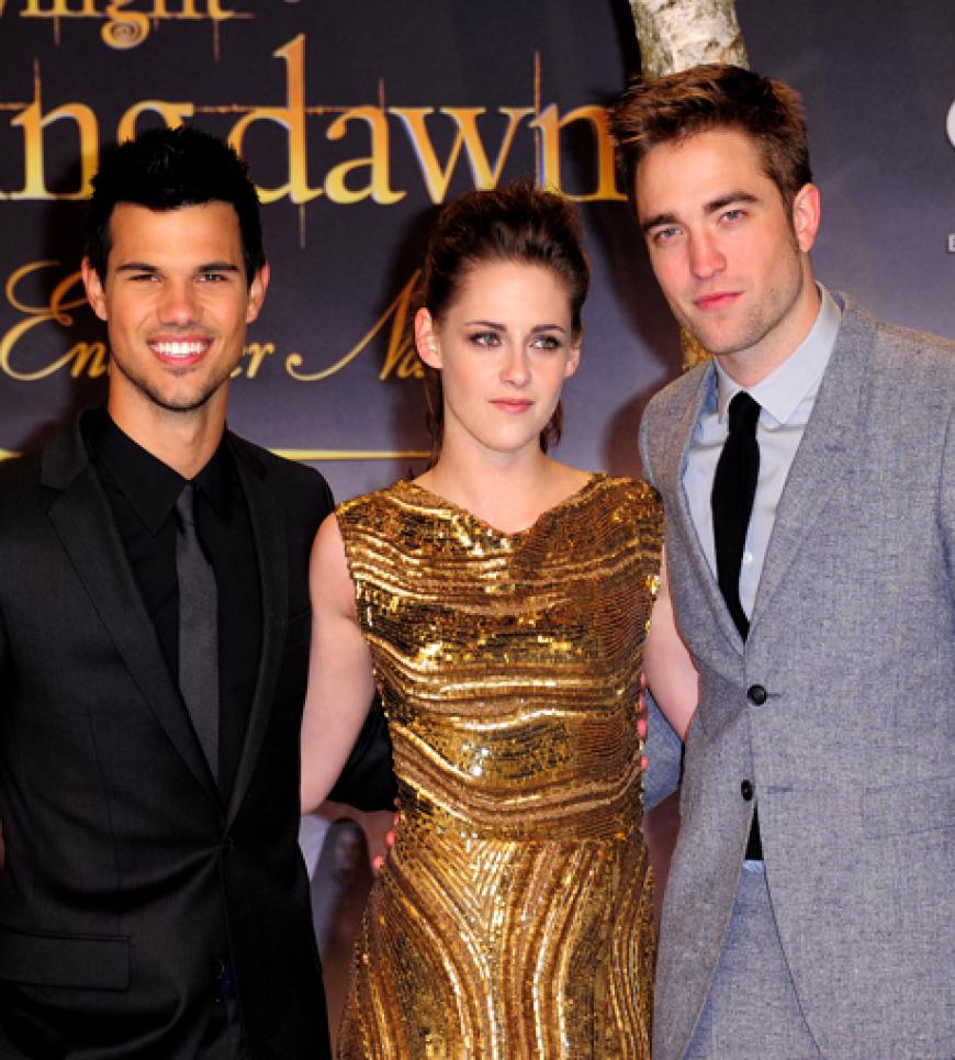Taylor Lautner, Kristen Stewart und Robert Pattinson waren anlässlich des letzten
