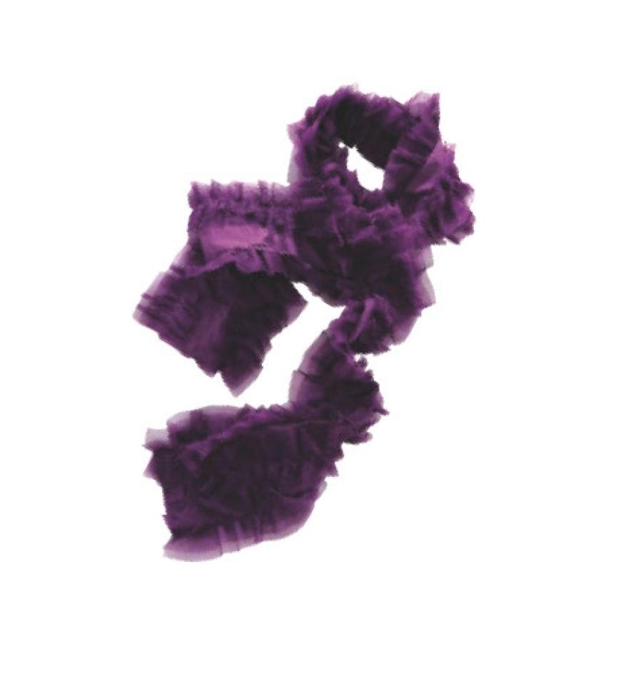 Chiffon-Schal mit Rüschen von Sand, ca. 110 Euro