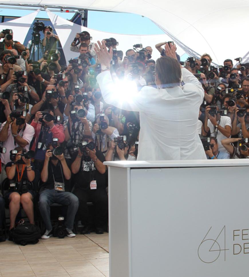 Und auch die Fotografen waren in Massen gekommen. Brad Pitt gehört zu den Top-Stars auf den Filmfestspielen