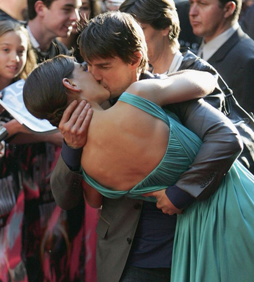 Sie liebten die filmreife Inszenierung: Tom Cruise und Katie Holmes auf einer Premiere