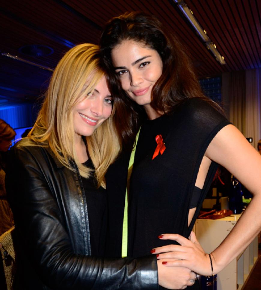 Simone Thomalla (l.) und Shermine Shahrivar