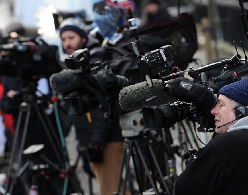 Die royale Babynews zieht Journalisten aus der ganzen Welt an