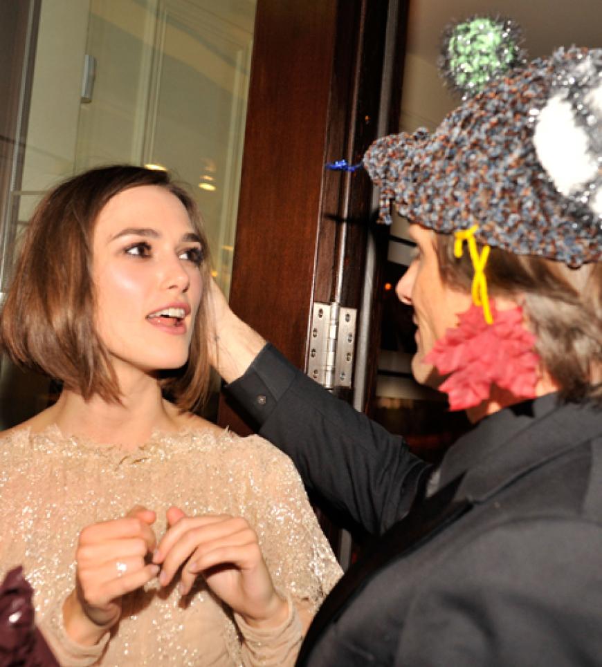 Keira Knightley alberte mit Viggo Mortensen herum