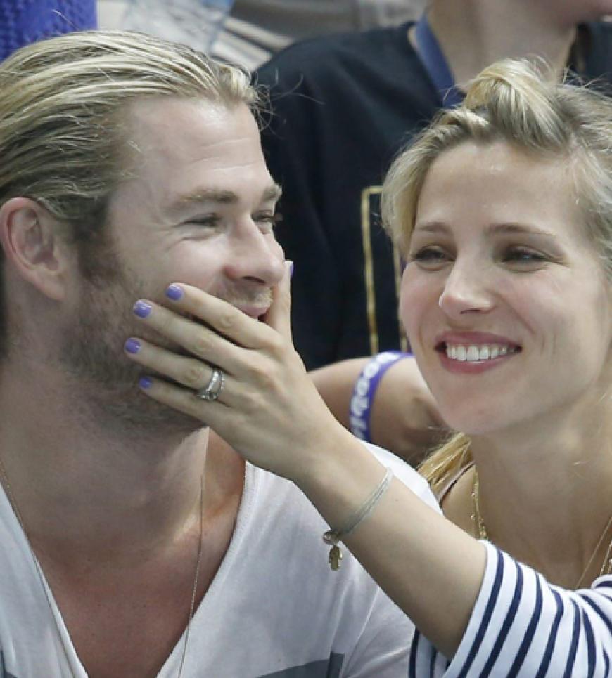 Gesichtet: Hollywood-Superstar Chris Hemsworth und seine Frau Elsa Pataky
