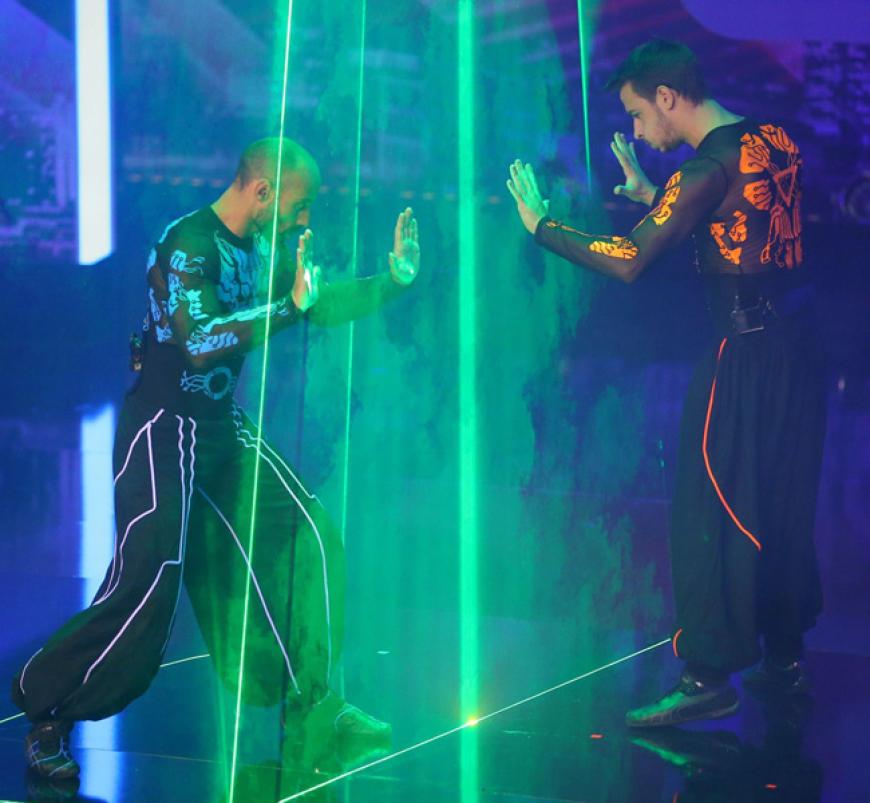 Die Sendung vom 19. September zeigte die ausgefallene Lasershow der