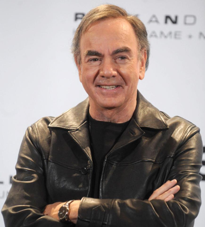 Sänger Neil Diamond wurde ebenfalls in die heiligen Hallen aufgenommen