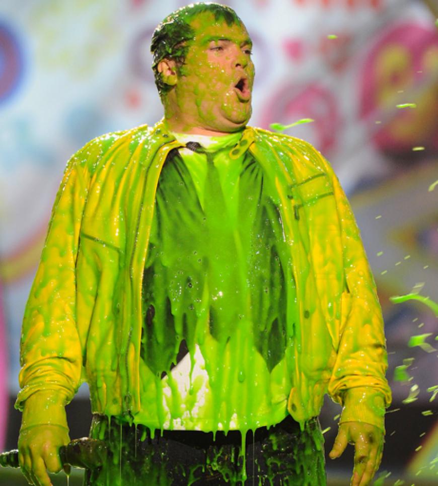 Moderator Jack Black ist bekanntlich für jeden Spaß zu haben ...