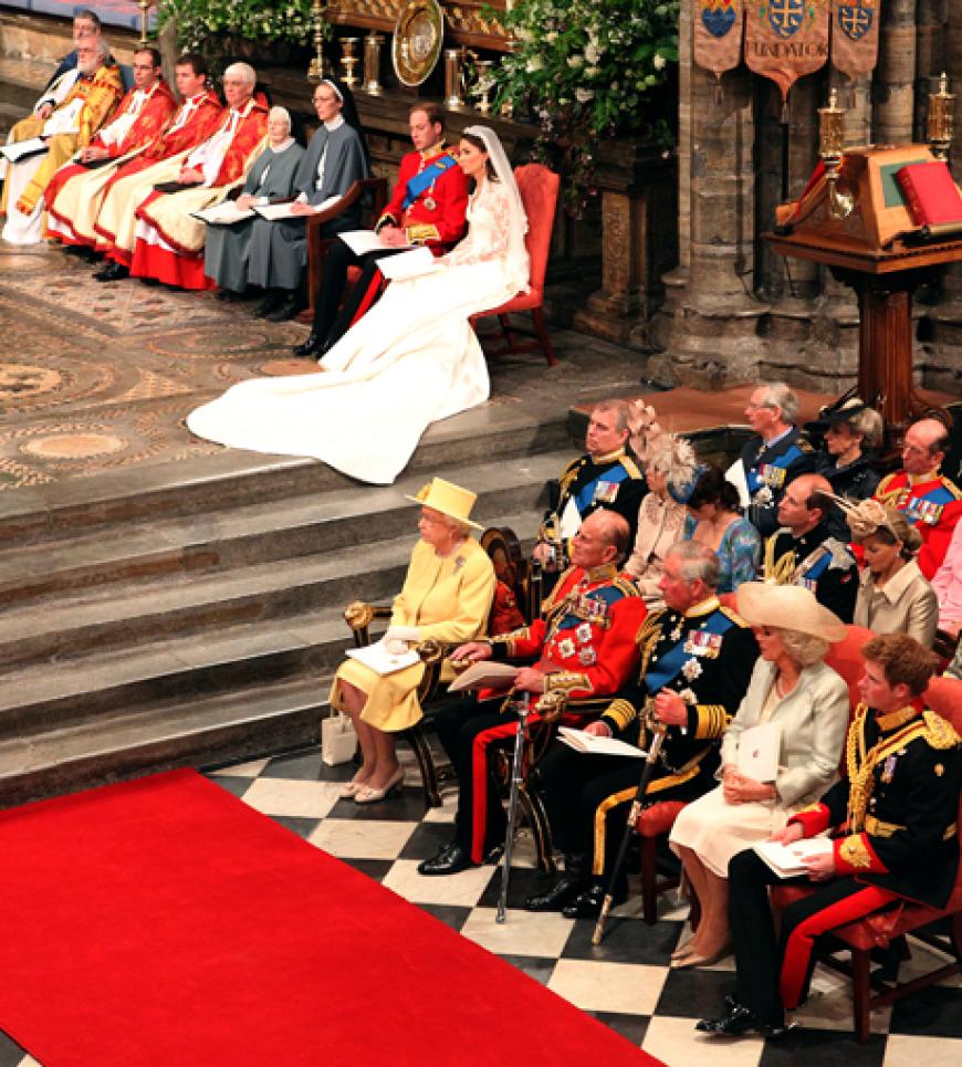 Die große Trauung in Westminster Abbey