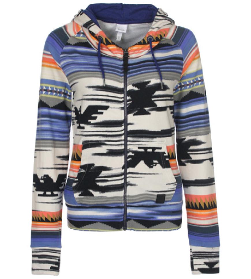 Auch die Sportlichen unter uns werden dem Ethno-Trend verfallen. Blousonjacke von Bench, ca. 75 Euro