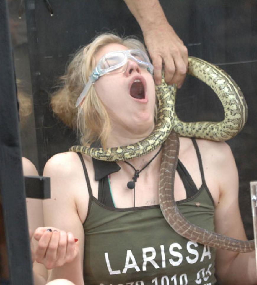 Als nächstes bekommen sie´ eine Therapie gegen enge Räume und Reptilien