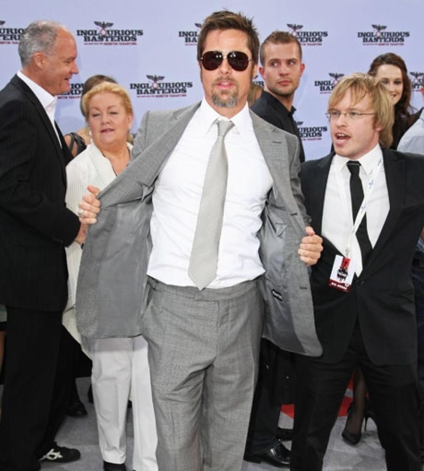 Hat sich schick gemacht: Brad Pitt