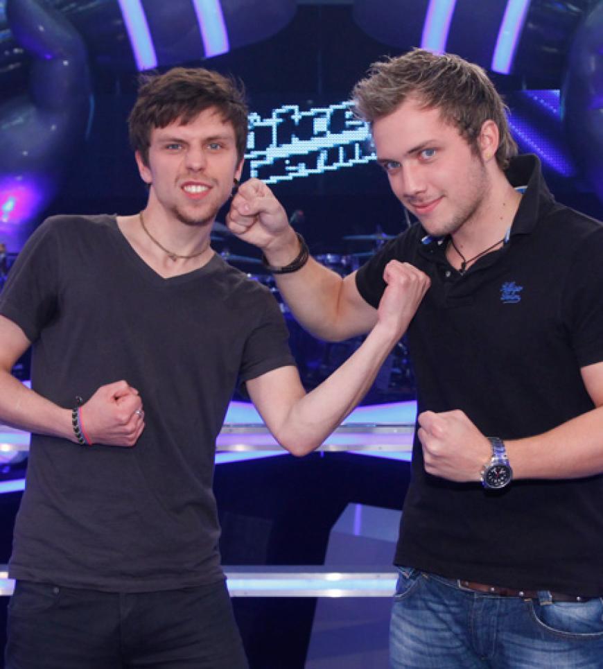 Im Team BossHoss liefern sich Mirko Bierstedt und Steffen Reusch ein Duell