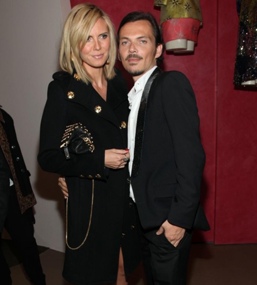 Topmodel Heidi Klum und Matthew Williamson