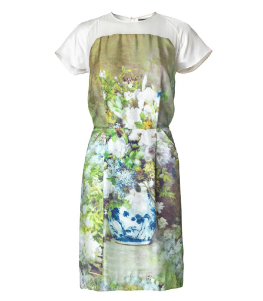 Auch als legeres Kleid sieht der Druck phantastisch aus. By Malene Birger, ca. 530 Euro