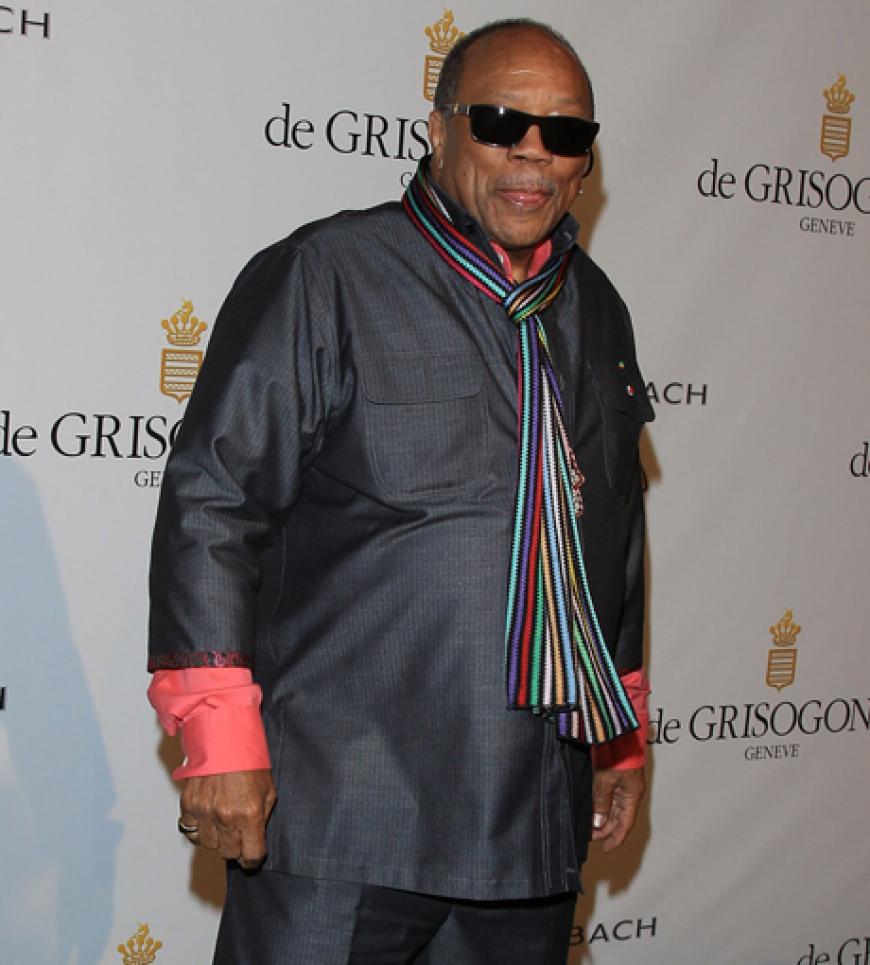 Auch Musik-Legende Quincy Jones war zum glamourösen Event geladen