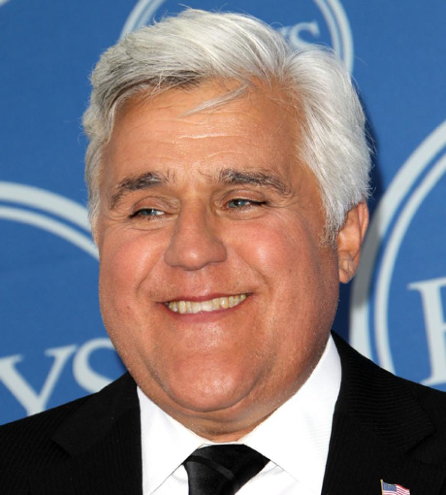 Zeigte sich allerbester Laune: US-Showmaster Jay Leno