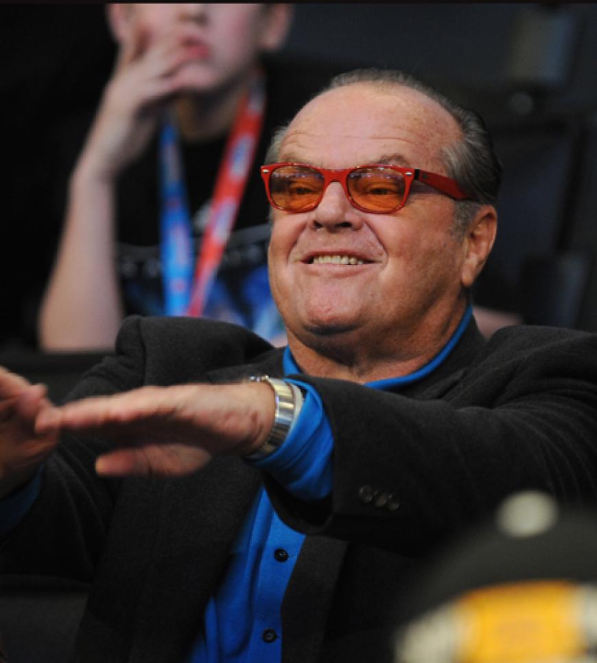 Hollywood-Star Jack Nicholson feuerte seine Mannschaft ordentlich an. Am Ende gewann die Auswahl der Western Conference das All-Star-Game der Profiliga NBA mit 148:143 gegen die East All-Stars