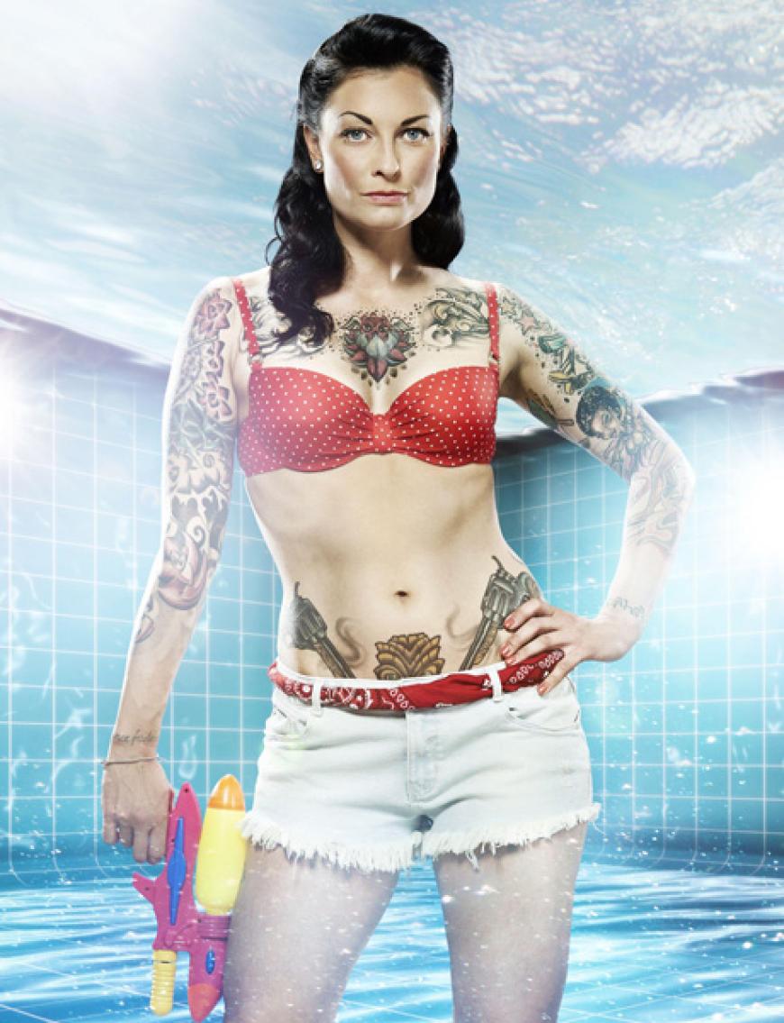 Lina van de Mars, 34, ist Moderatorin (DMAX,