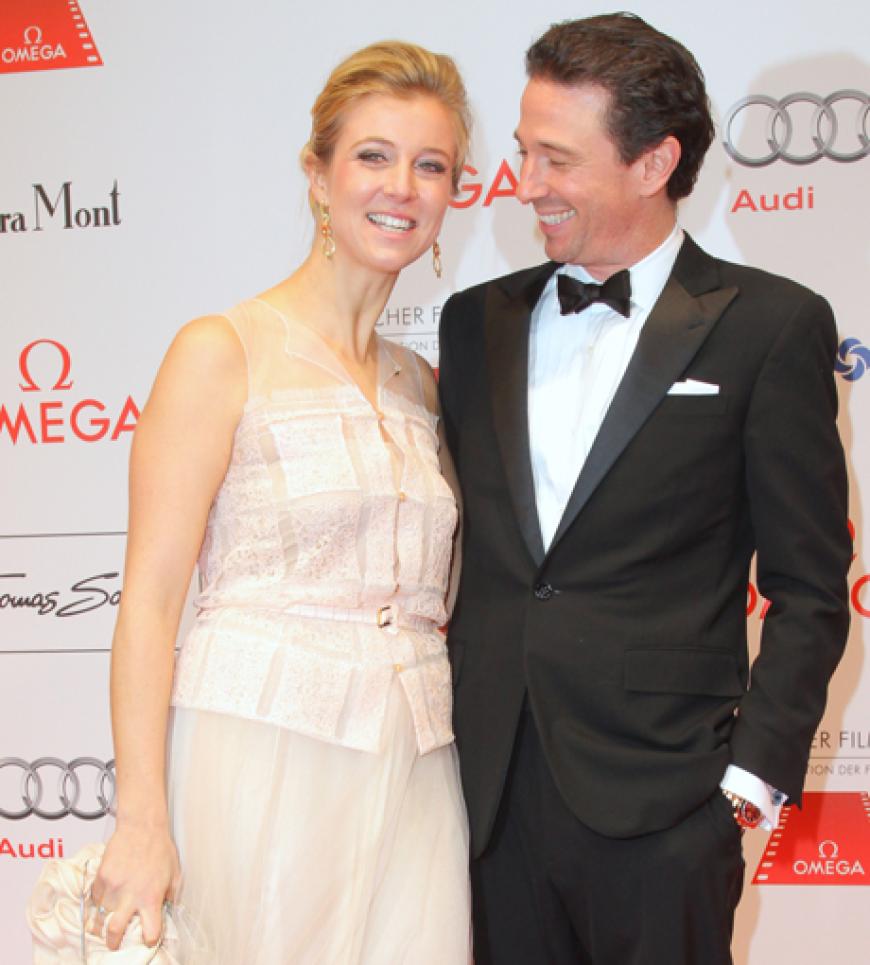 Filmproduzent Oliver Berben und Nina Eichinger