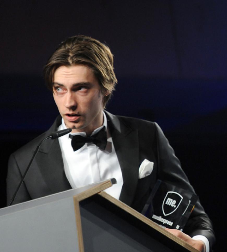 Bedankte sich für den Preis: Björn Hans-Erik Dixgard von Mando Diao