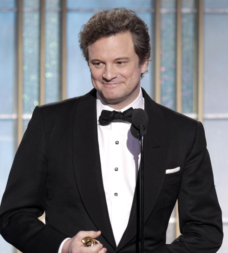 Colin Firth nahm den Golden Globe als