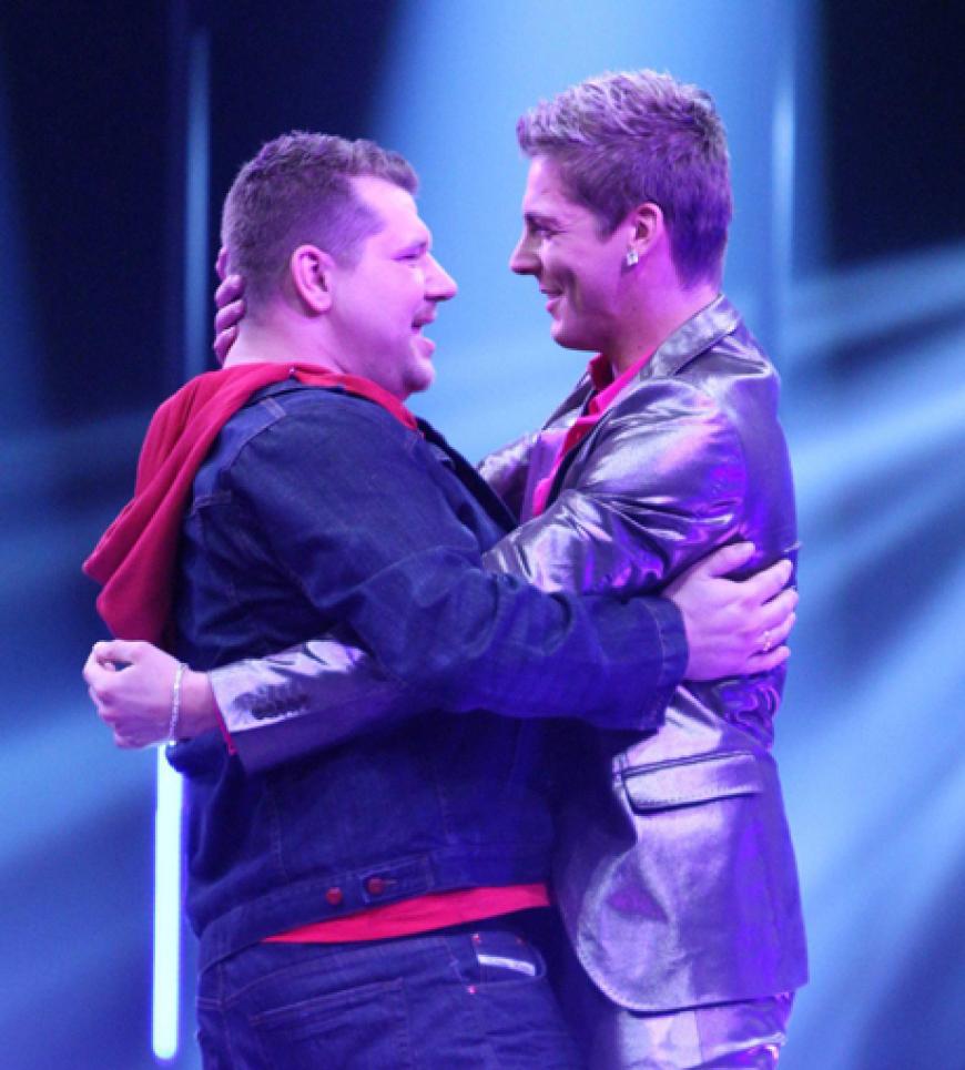 Glücksmoment - Norman Langen und Marvin Cybulski haben es in die nächste Runde geschafft