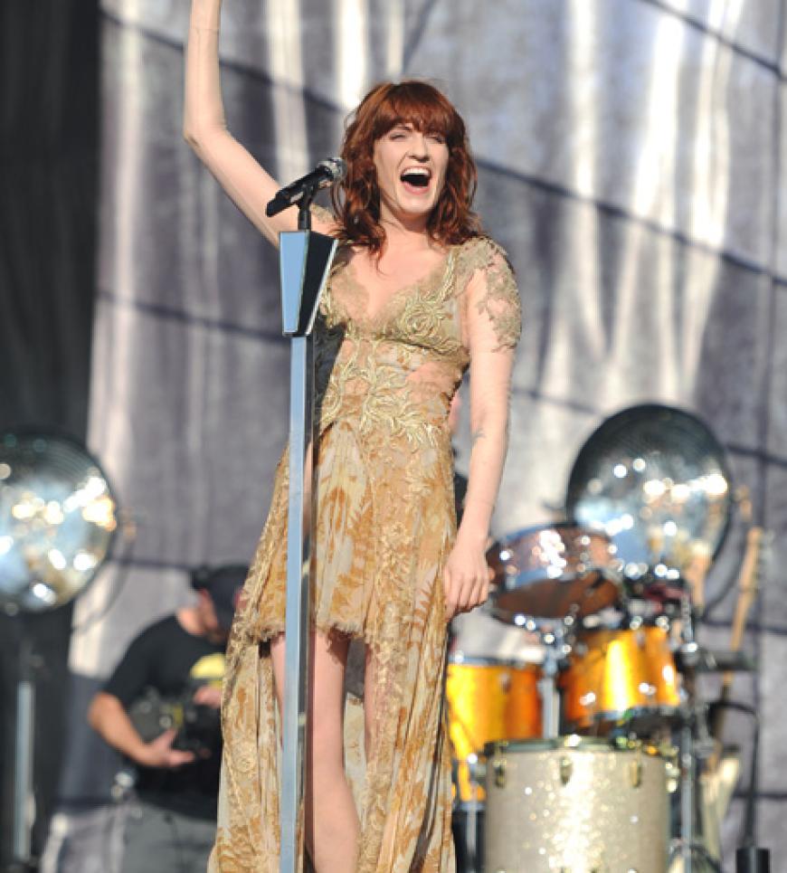 Florence Welch sorgt spätestens mit ihren Designer-Outfits für viel Aufsehen