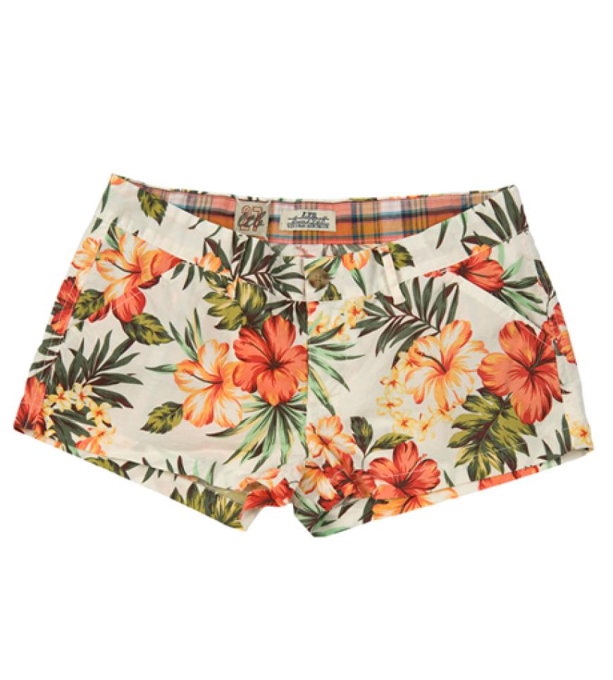 Happy Holiday! OK! weiß, welcher Urlaubs-Look gerade absolut angesagt ist. Lassen Sie sich inspirieren! Hawaii-Shorts von LTB, ca. 20 Euro