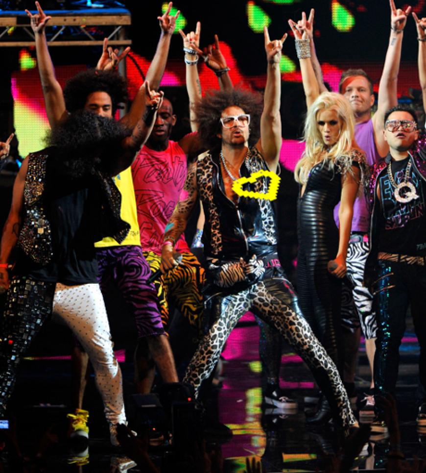 Die Party-Macher: LMFAO rockten die Bühne mit ihren Hits - und zahlreichen weiblichen Tänzerinnen