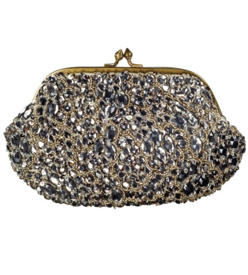 Glamourös mit Strass´besatz und Satinfutter von Accessorize, ca. 20 Euro