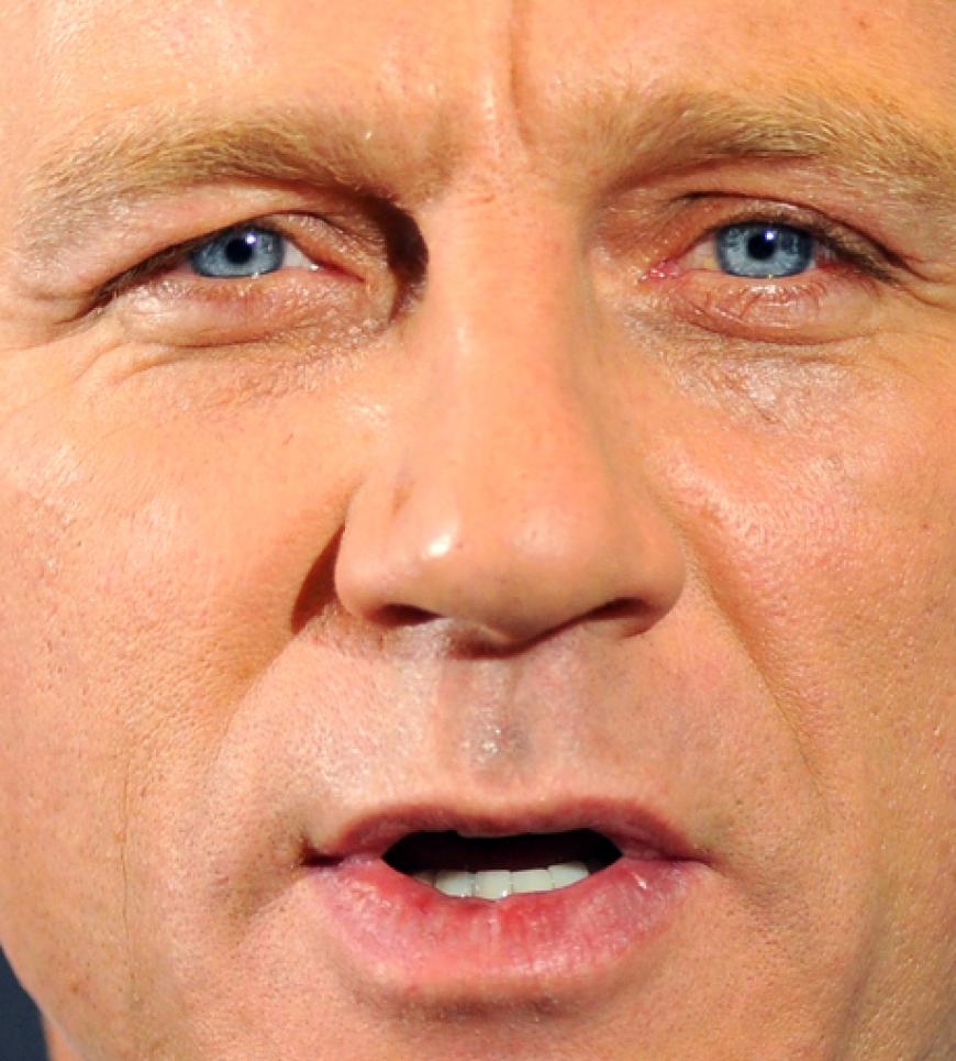 Die stahlblauen Augen sind sein Markenzeichen: Daniel Craig