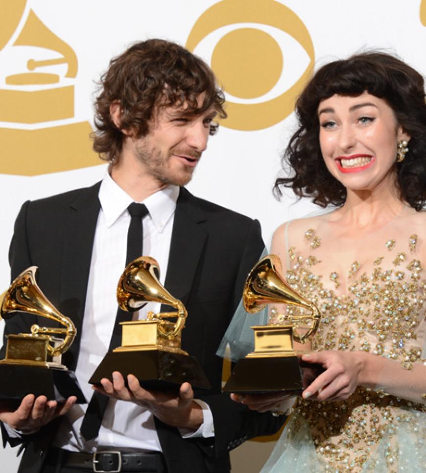 Gotye und Kimbra freuen sich riesig: Mit ihrem Hit