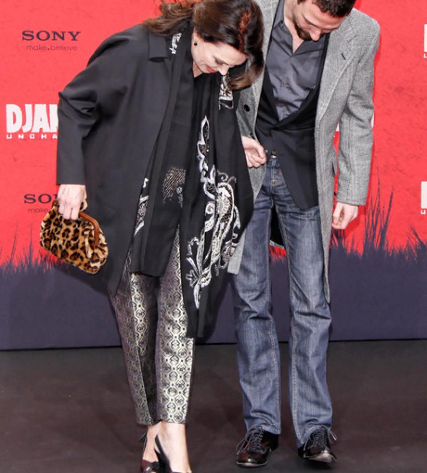 Schuh-Vergleich: Iris Berben mit Sohn Oliver Berben