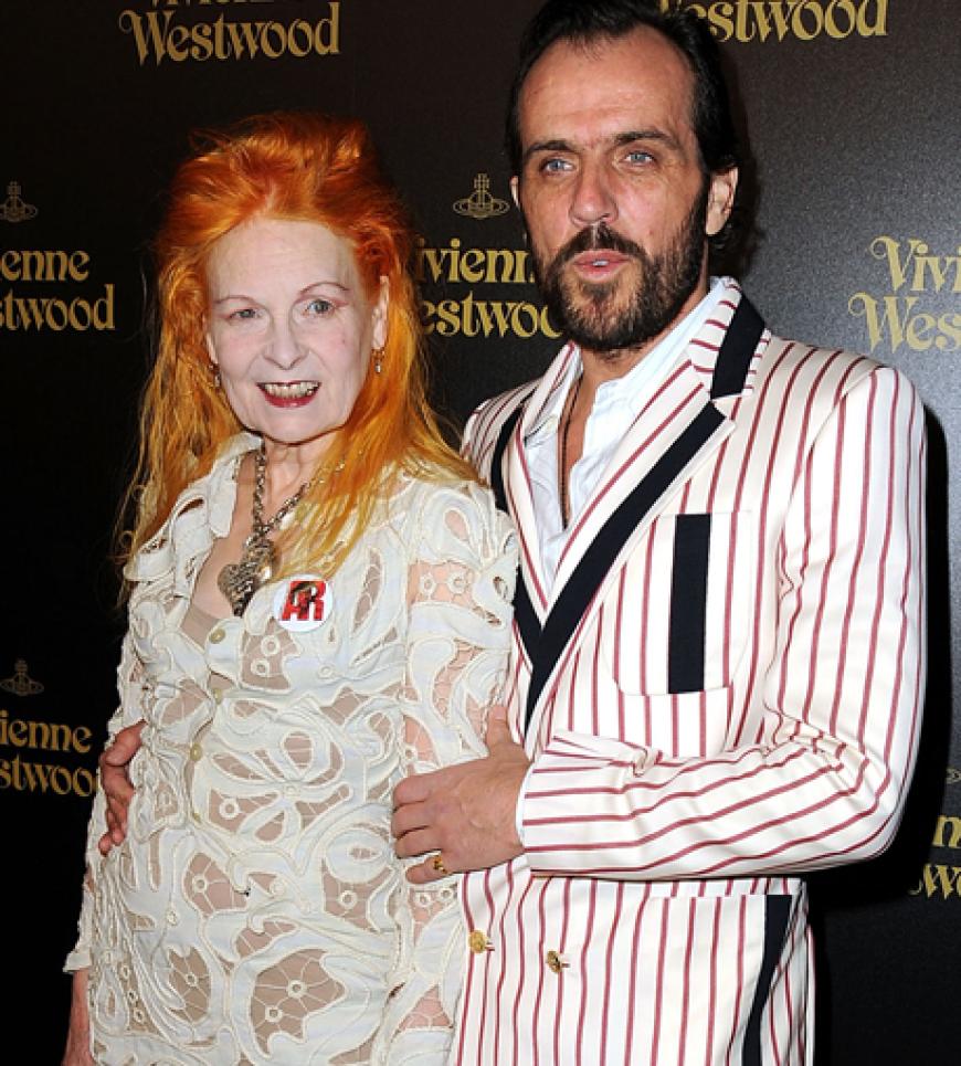 Die schrille britische Designerin Vivienne Westwood brachte natürlich ihren österreichischen Lebensgefährten Andreas Kronthaler mit nach Los Angeles