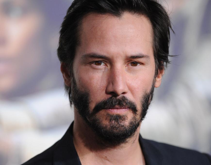 Keanu Reeves blickte etwas ernst drein