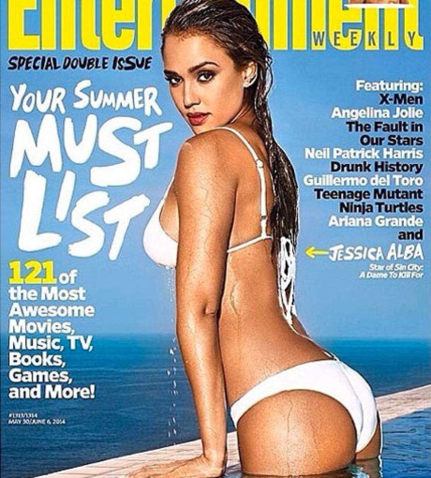 So sexy wie noch nie: Jessica Alba auf dem Cover der "Entertainment Weekly" So sexy wie noch nie: Jessica Alba auf dem Cover der "Entertainment Weekly"