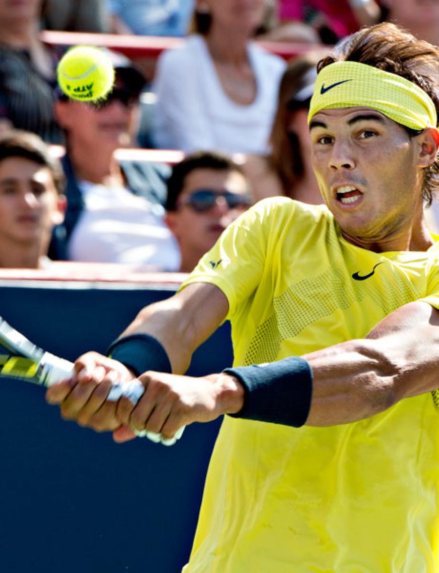 Linkshändern werden einige Begabungen nachgesagt. Tennis-Profi Rafael Nadal profitiert von seiner starken Linken