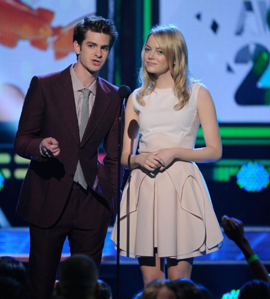 Andrew Garfield mit Emma Stone