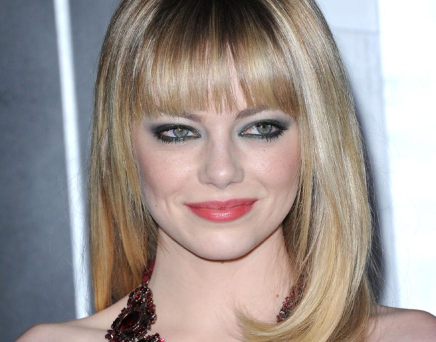 Opulenter Schmuck - ebenfalls von Lanvin: Emma Stone war der Hingucker des Abends