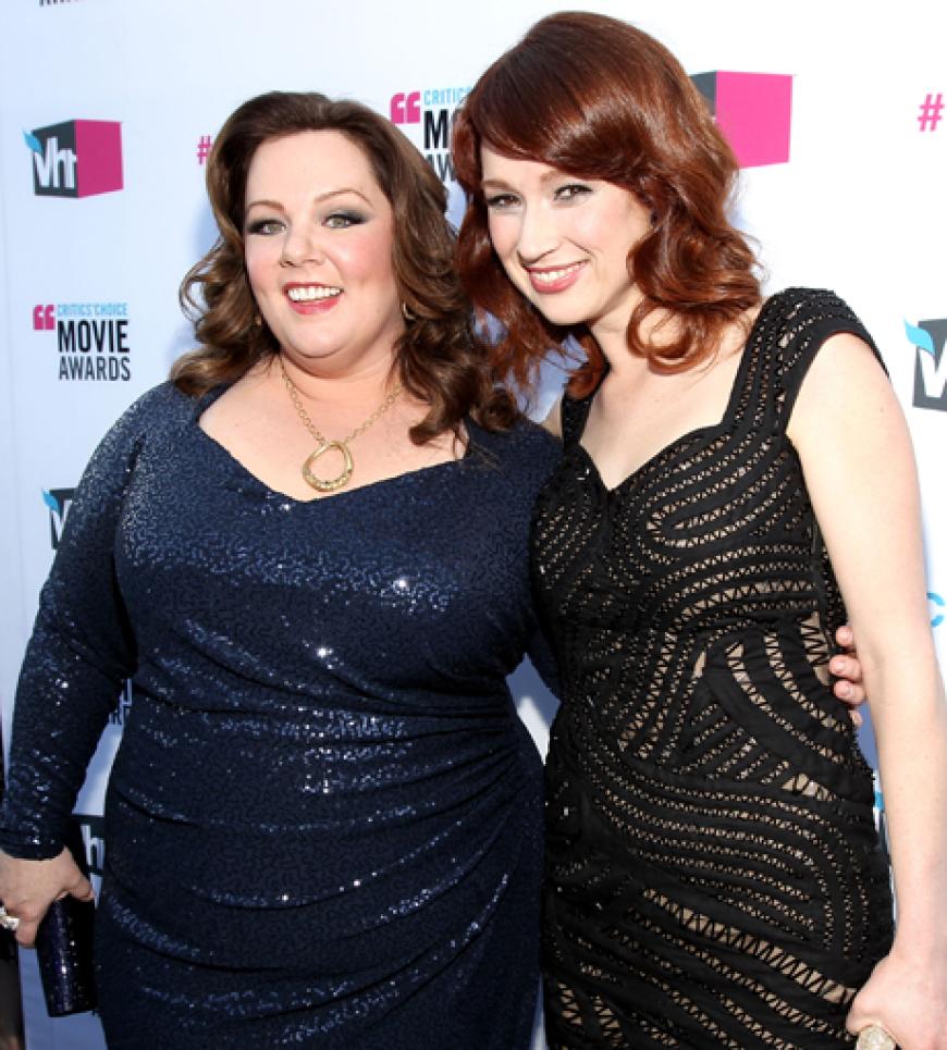 Cooles Duo: Die Schauspielerinnen: Melissa McCarthy und Ellie Kemper