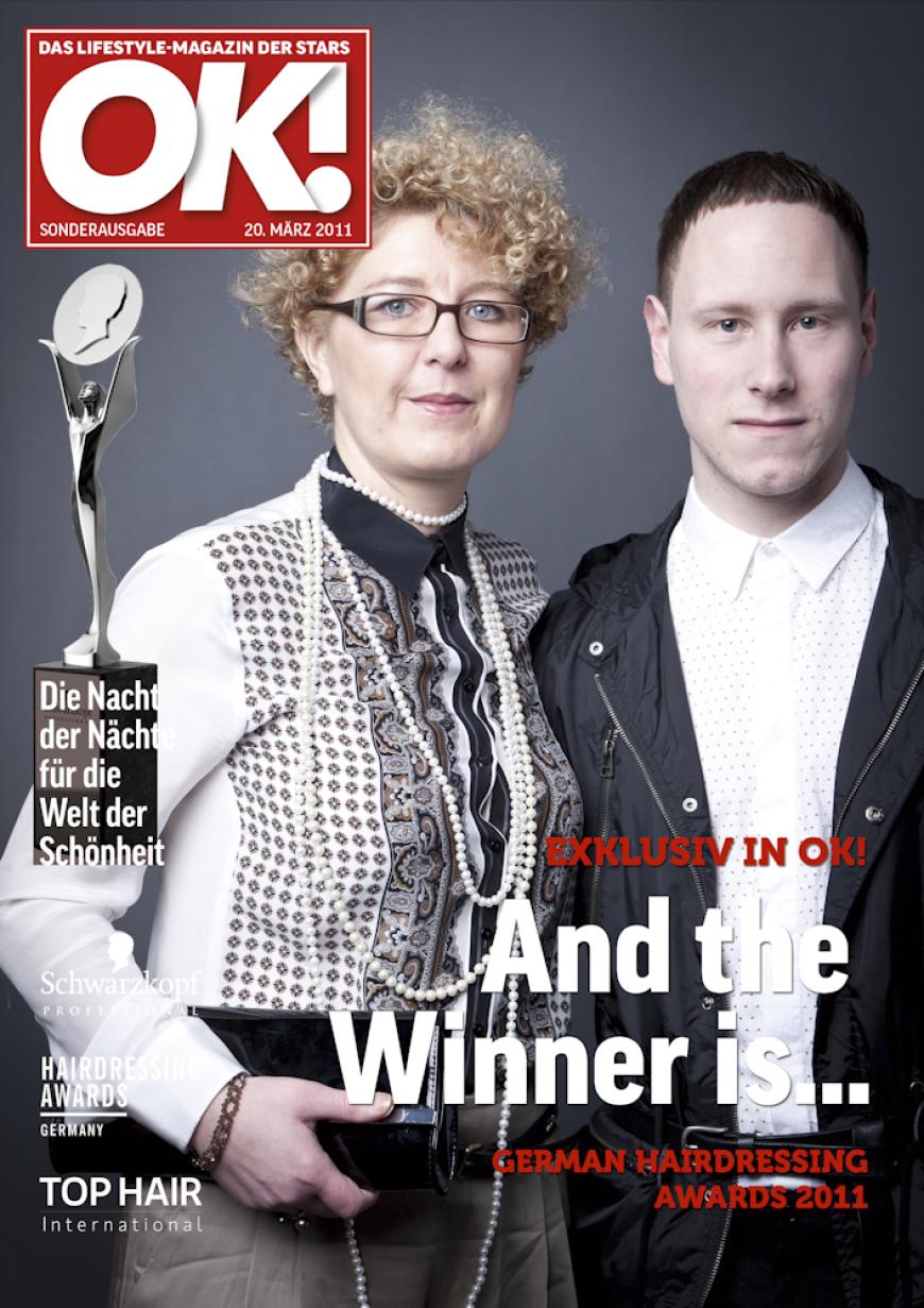 Einmal im Leben das Cover der OK! zieren! Für die Gäste des „German Hairdressing Award 2012“ wurde dieses Traum Wirklichkeit. Jeder Gast des Gala-Abends konnte an einem persönlichen OK! Fotoshooting teilnehmen - und die tollen Ergebnisse sehen Sie hier! Viel Spaß beim Durchklicken!