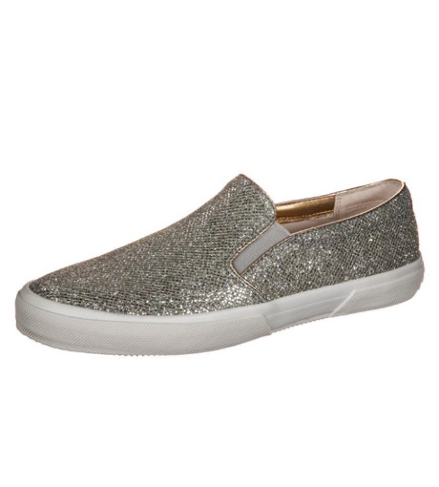 Wir wollen Glitzer! Michael Kors verleiht den Slippern eine glamouröse Note, derzeit im Sale ca. 95 Euro