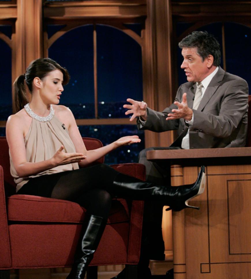 ...ihr wirklicher Name ist Cobie Smulders, und hier ist sie zu Gast in der