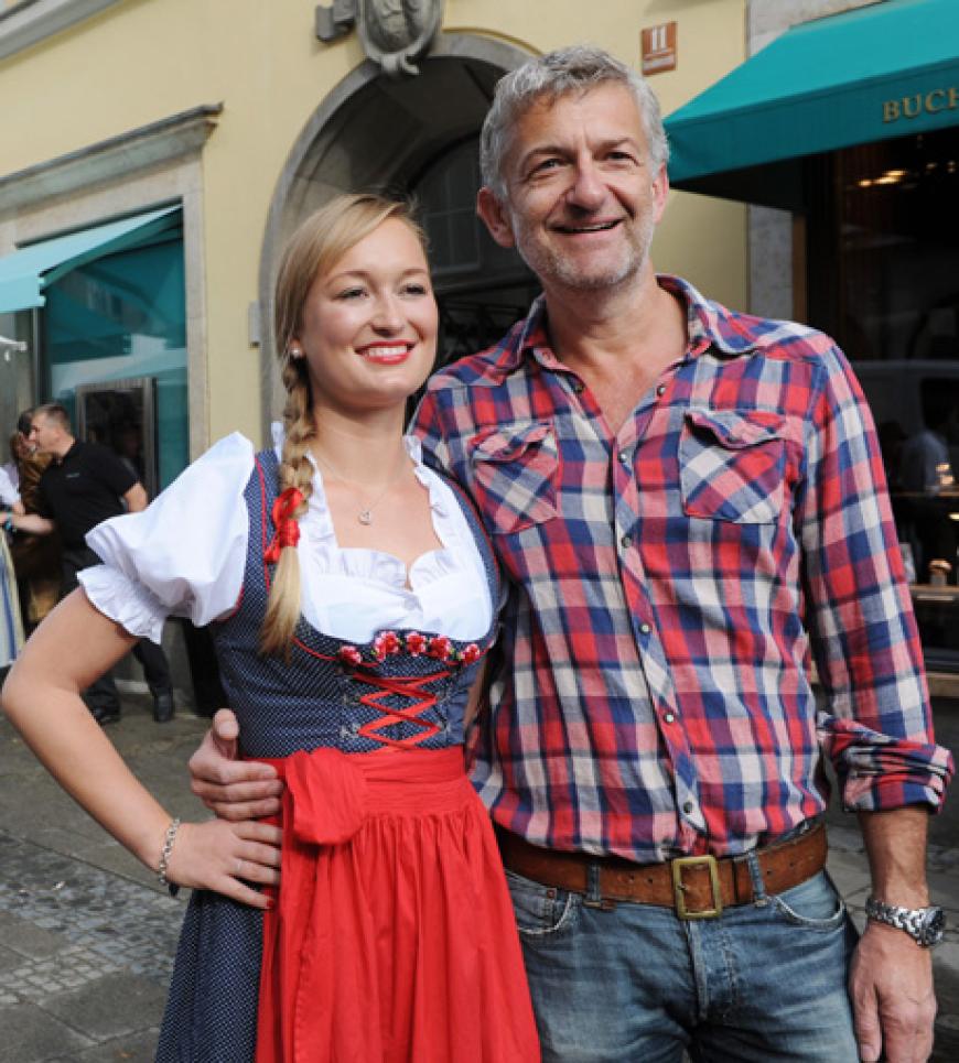 Sechs Jahre war der Schauspieler und Drehbuchautor mit Janine Barth (l.) liiert