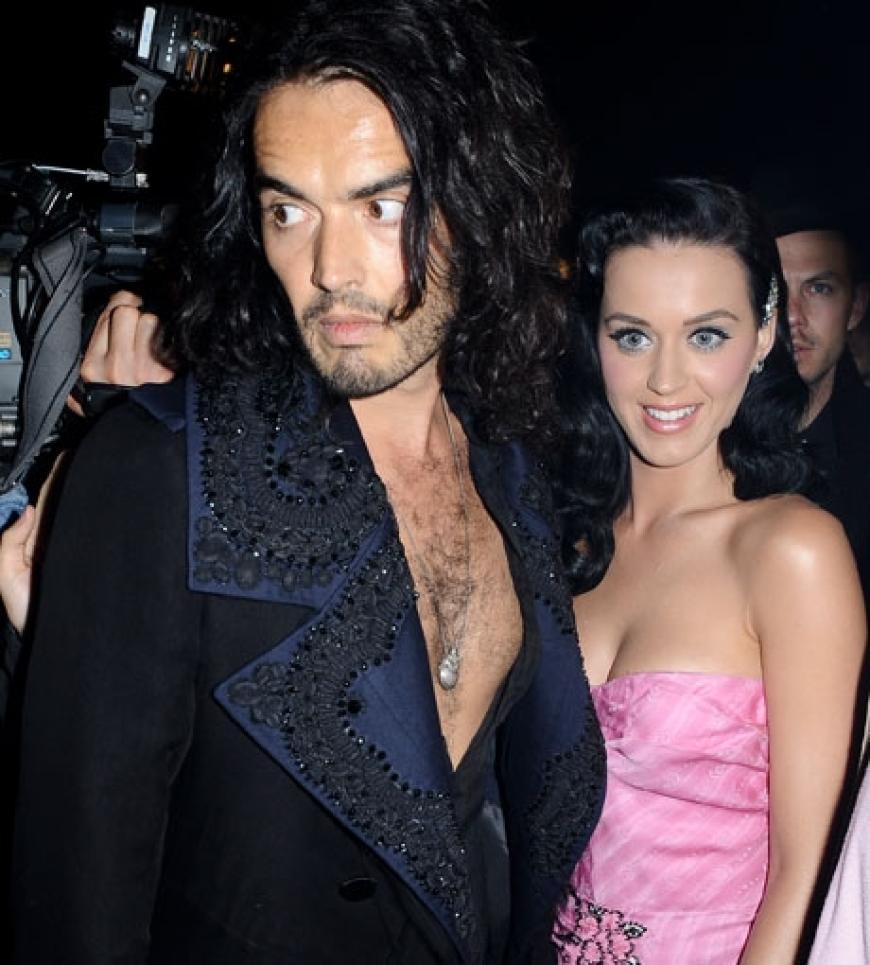 Der wilde Russell Brand lernte Katy Perry bei den letzten