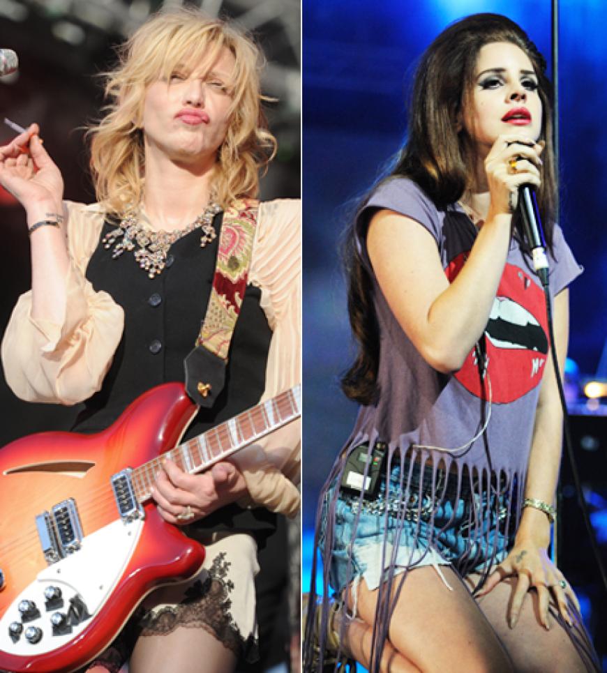 Skandalnudel Courtney Love und Shooting-Star Lana Del Rey