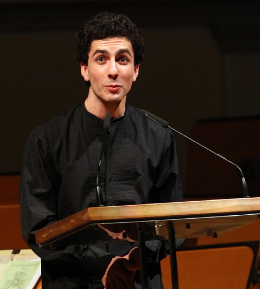 Gratulation! In diesem Jahr wurde der 26-jährige armenische Violinist Sergey Khachatryan mit dem Prix Montblanc geehrt
